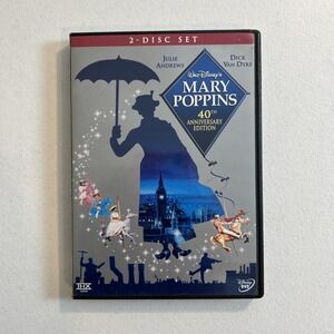 Mary Poppins 40th Anniversary Edition (DVD, 2004) 2-Disc Set Disney Classic